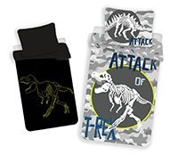 Detské obliečky T-REX SVIETIACI EFEKT
