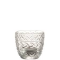 Sklenený svietnik ETNO P:8 cm V:7 cm v čírej farbe, Leonardo