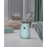 LED nočná lampa, modrá, 8 farieb, dotykový senzor, 16 LM, 3000 K, 64 Ra, ca. 11,1