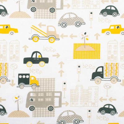 2-dielné posteľné obliečky New Baby 100/135 cm autíčka