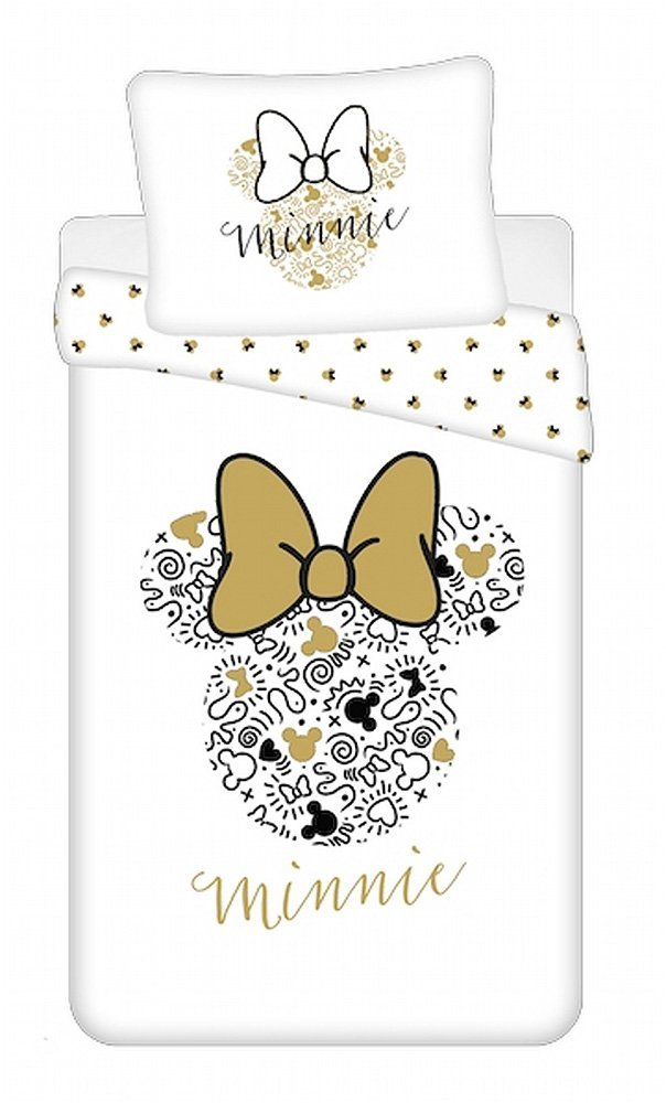 Detské posteľné obliečky Minnie gold 02