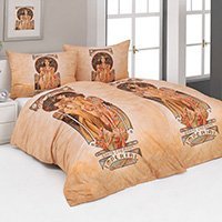 Bavlnené návliečky Moet Alfons Mucha