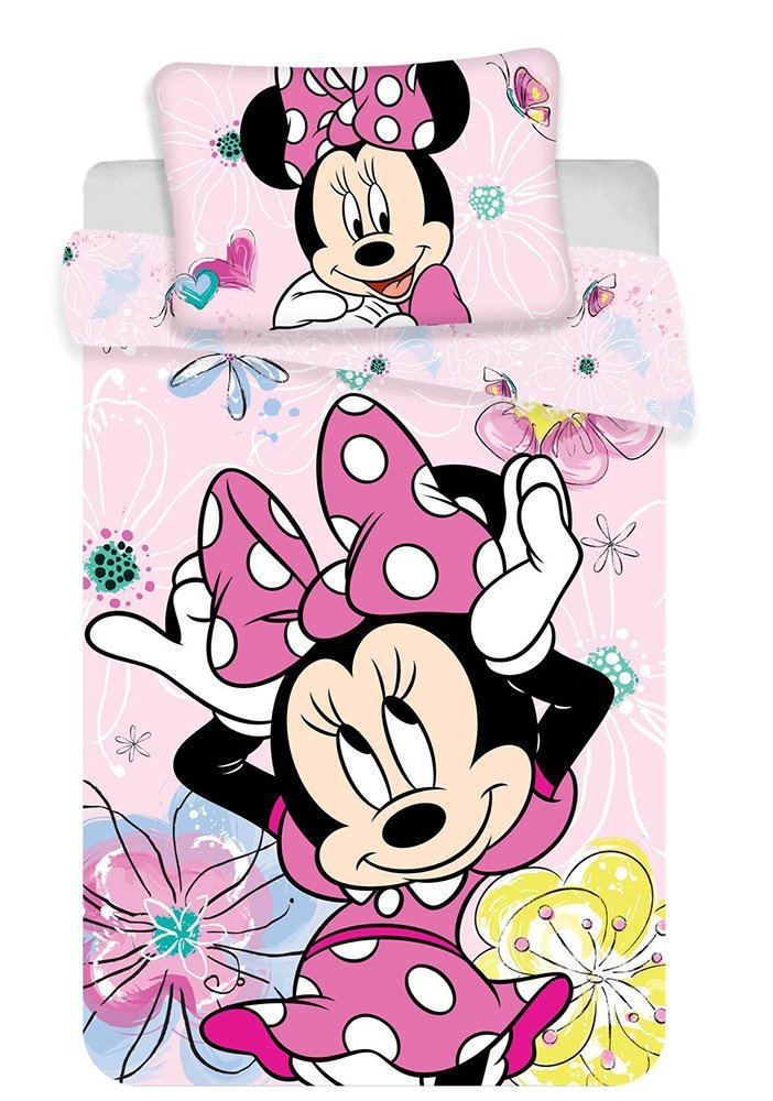 Obliečky do postieľky Minnie Butterfly 02 baby Disney