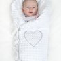 Luxusná šnurovacia Zavinovačka z Minky New Baby Jarabina 75x75 cm