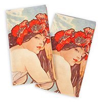 Kuchynské utierky Summer Alfons Mucha