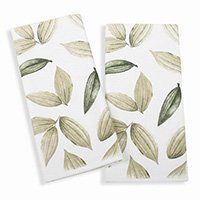 Kuchynská utierka froté Listy biele