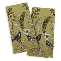 Kuchynská utierka froté Jarná lúka zelená