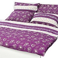 Bavlnené posteľné návliečky Purple