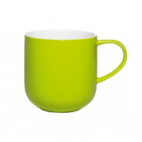 Hrnček s uchom COPPA 400 ml V:9,5 cm z porcelánu v bielo limetkovej farbe, ASA Selection