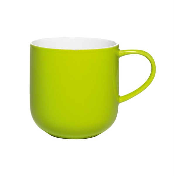 Hrnček s uchom COPPA 400 ml V:9,5 cm z porcelánu v bielo limetkovej farbe, ASA Selection