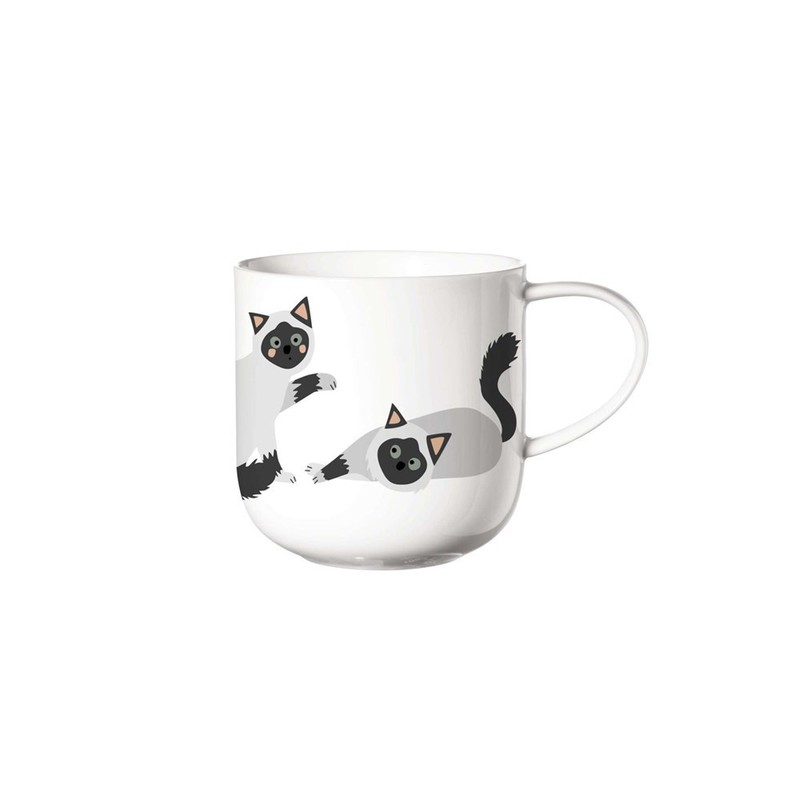 Hrnček s uchom COPPA CATS&DOGS 4,P.13,5 cm, V.6,5 cm , ASA Selection