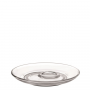 Podšálka SENSO P:15 cm - k šálke 24013-14 zo skla v čírej farbe, Leonardo