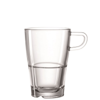 Šálka na latte macchiato SENSO 350 ml P:8 cm V:12 cm zo skla v čírej farbe, Leonardo
