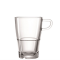 Šálka na latte macchiato SENSO 350 ml P:8 cm V:12 cm zo skla v čírej farbe, Leonardo