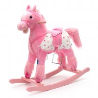 Hojdací koník s melódiou a šatkou Baby Mix Fiona