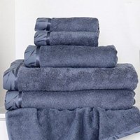 Bambusová osuška Luna modrošedá