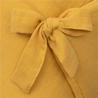 Mušelínová šnurovacia zavinovačka New Baby horčicová