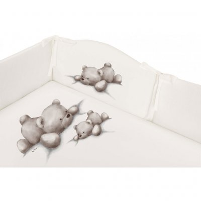 3-dielne posteľné obliečky Belisima Lazy Bear 90/120 beige