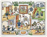 Prestieranie Veľká noc Josef Lada