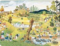 Prestieranie Detské hry v lete Josef Lada