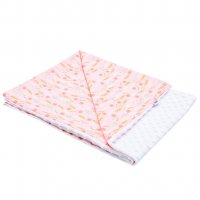 Detská deka z Minky New Baby Harmony ružová 70x100 cm