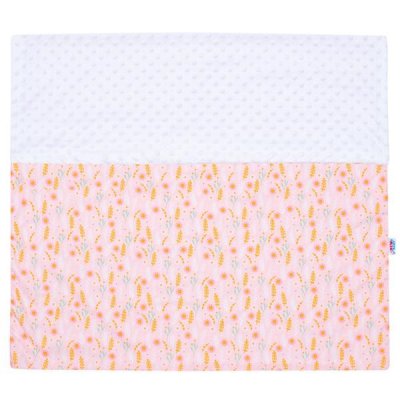 Detská deka z Minky New Baby Harmony ružová 70x100 cm