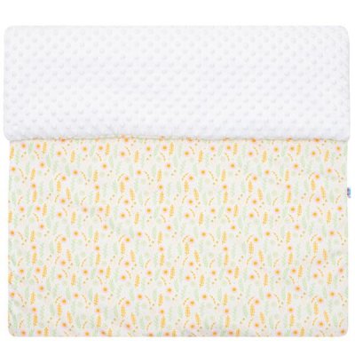 Detská deka z Minky s výplňou New Baby Harmony biela 70x100 cm