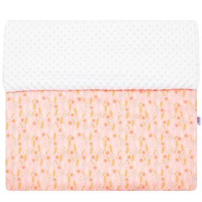 Detská deka z Minky s výplňou New Baby Harmony ružová 70x100 cm