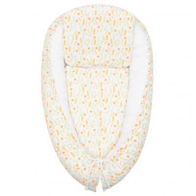 Luxusné hniezdočko s perinkou pre bábätko New Baby Harmony biele