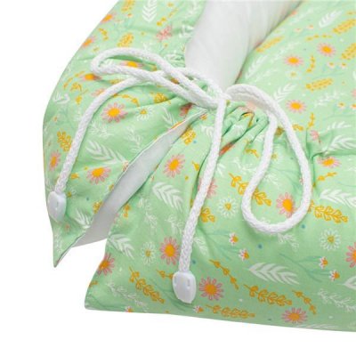 Luxusné hniezdočko s perinkou pre bábätko New Baby Harmony zelené