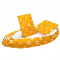 Luxusné hniezdočko s perinkou pre bábätko New Baby Zvieratká horčicové