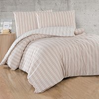 Bavlnené obliečky Madras hnedá