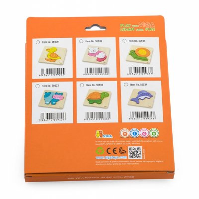 Drevené puzzle pre najmenších Viga Rybka