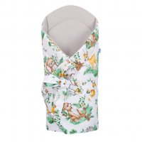 Zavinovačka s kokosovou výstužou a mašľou New Baby zvieratká v lese