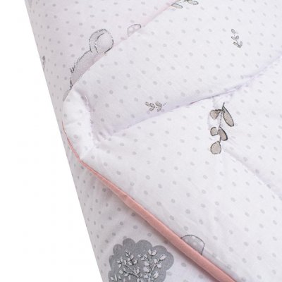 Detská zavinovačka New Baby Srnka sivo-rúžová