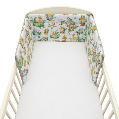 3-dielne posteľné obliečky New Baby 90/120 cm zvieratká v lese