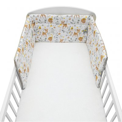 3-dielne posteľné obliečky New Baby 100/135 cm Srnček sivé