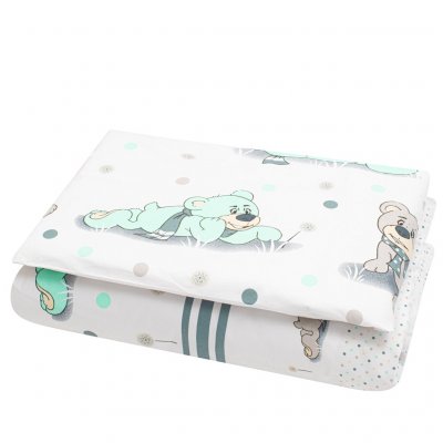 3-dielne posteľné obliečky New Baby 90/120 cm Snílek sivé