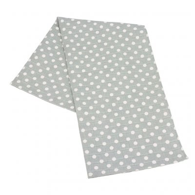 Látková tetra osuška New baby 90 x 110 cm sivo-biela 2 ks