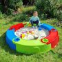Veľké plastové skladacie pieskovisko NEW BABY CASTLE 170 cm
