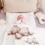 5-dielne posteľné obliečky Belisima Lazy Bear 100/135 beige