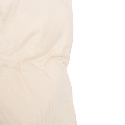 Klasická šnurovacia menčestrová zavinovačka New Baby béžová