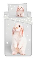 Posteľné obliečky Bunny Grey