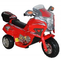 Detská elektrická motorka Baby Mix POLICE červená