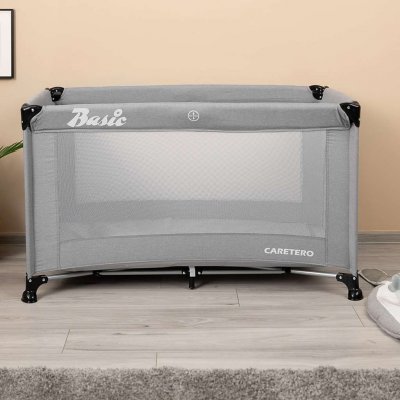 Cestovná postieľka CARETERO Basic 2020 grey