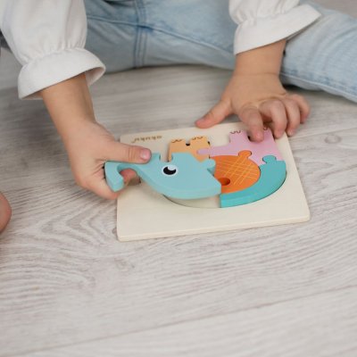 Detské vkladacie puzzle Akuku Sloník