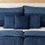 Bavlnené posteľné obliečky Lewis blue Matějovský