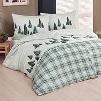 Flanelové obliečky Green Winter Matějovský