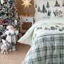 Flanelové obliečky Green Winter Matějovský