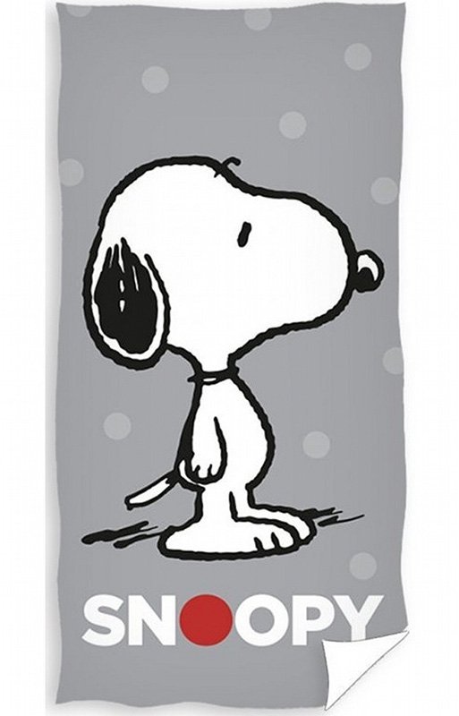 Detská osuška Snoopy Grey